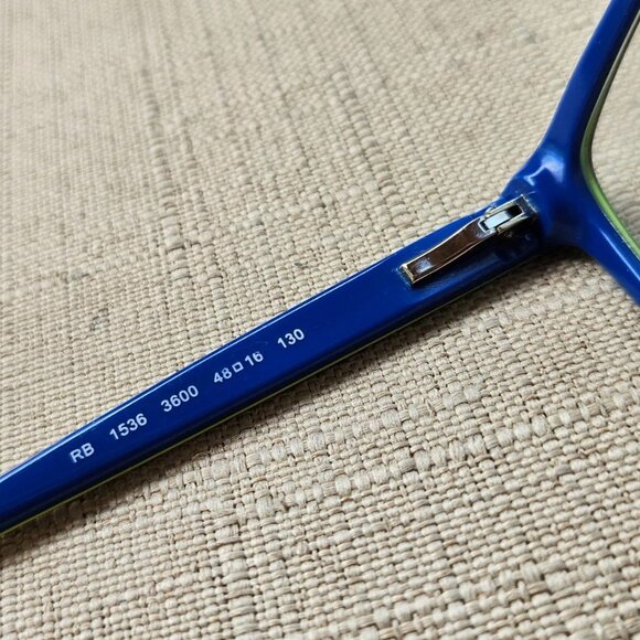 Ray-Ban Youth Eyeglasses Black/Blue RB1536 48[]16 130 Glasses Eye Wear - Picture 11 of 13